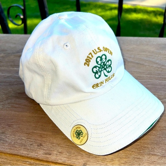 2017 U.S. Open Championship Erin Hills USGA Member White Strapback Hat Cap - Picture 1 of 7
